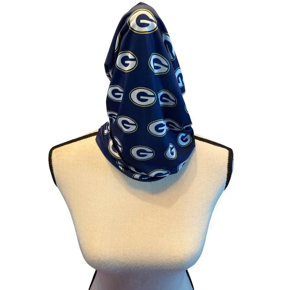Green Bay Packers Neck Gaiter Face Covering Scarf Bandana Football Fan Gear 20 i